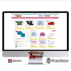 Loja Virtual Produtos Infantis - Elementor - WordPress - COD-8527