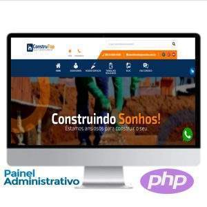 Site Para construtoras em PHP com painel admin -COD-1219