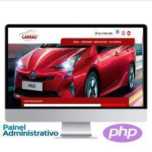Site pronto para agencia de veiculos com painel admin - COD-2122