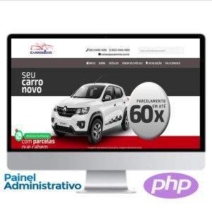 Site pronto para agencia de veículos com painel admin - COD-2660