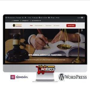 Site Completo Para Advogados  Elementor + Wordpress- COD-7559