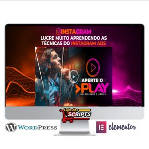 Landing Page Curso Instagram - COD-9309