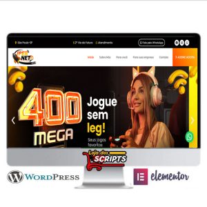 Site Provedor de Internet WordPress - COD-INTER-5234