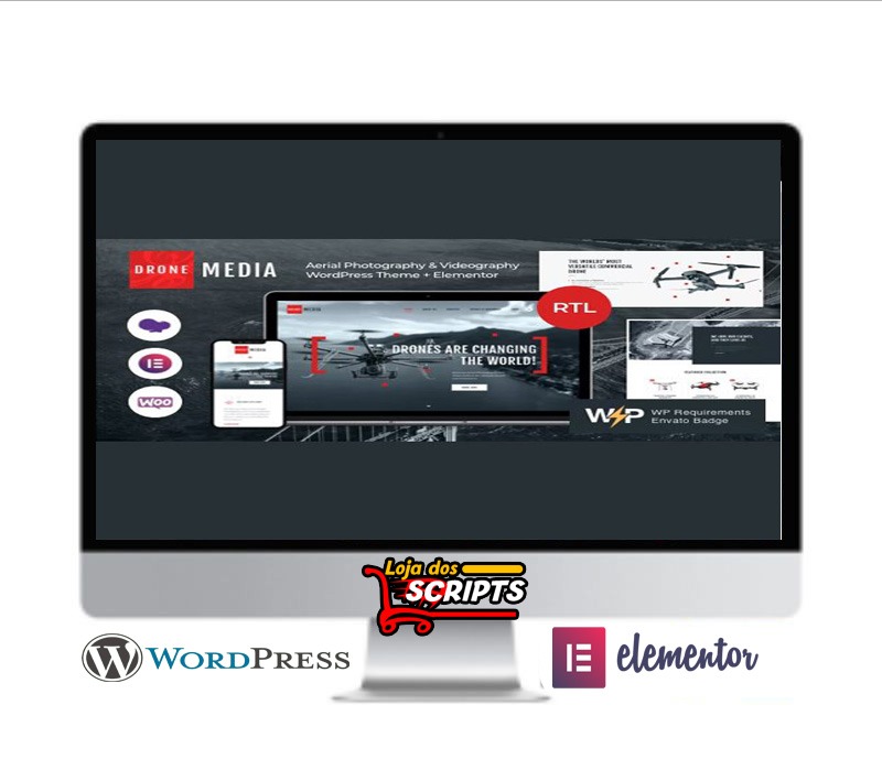 Drone Media 1.6.5 Download WordPress Theme